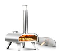 BIGHORN Grand Four à Pizza 12''，Granulés + Portable | Grand