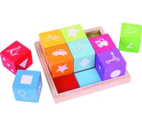 Bigjigs Baby Blocs en bois avec images