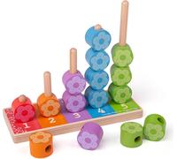 Bigjigs Baby Mise en place des fleurs colorées