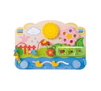 Bigjigs Baby Wooden Motor Board Flowers (en anglais)