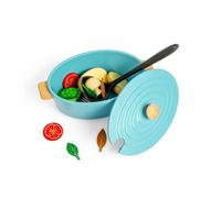 BigJigs ensemble de casseroles en bois - set de cuisine coloré pour enfants