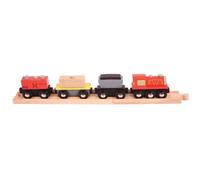 Bigjigs Rail Freight Train - Andere belangrijke Wooden Rail Merken zijn Compatib