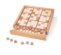 BigJigs Jouets en bois Sudoku Game - Nombre de jouets éducatifs