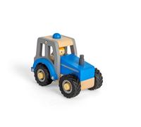 Bigjigs Toys – Tracteur miniature Mini Tractor – Bleu