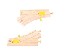 Bigjigs Rail Aiguillages mécaniques (Lot de 2)