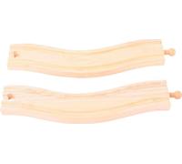 Bigjigs Rail Rails courbés (Lot de 2)