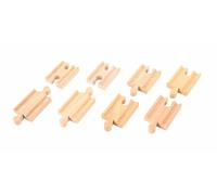 Bigjigs Rail Bjt104 Mini Track Pack Of 8