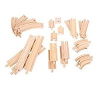 Bigjigs Rail Curves and Straights Expansion Pack - Other Major Rail Brands are Compatible G