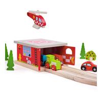 Bigjigs Rail Depot Fire Station