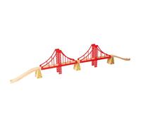 Bigjigs Rail Double Suspension Wooden Train Bridge - Quality Wooden Bigjigs Trai