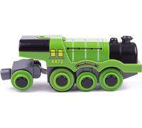 Bigjigs Rail Locomotive électrique Flying Scotsman Vert