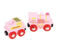 Bigjigs Rail Locomotive rose avec tender