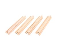 Bigjigs Rail Longues Lignes Droites (Lot de 4)