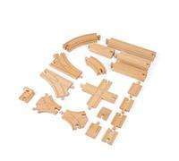 Bigjigs Rail Lot d’Extensions de Rails au Sol