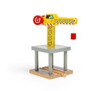 Bigjigs Rail magnétique Big Yellow Crane - d'autres Grandes Marques de Rail en Bois sont compatibles