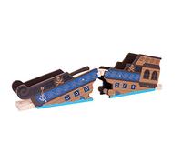 Bigjigs Rail Pont Épave | Train en Bois | Circuit Train Bois | Jouet Enfant | Jouet Éducatif | Cadeau Enfant | Jouet en Bois | Compatible Avec Autre Marques de Train en Bois