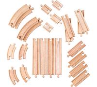 Bigjigs Rail Rail en bois 24 pièces