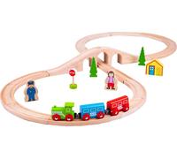 Bigjigs Rail Rail en bois figure huit