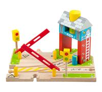 Bigjigs Rail Signal Box Tunnel - Wooden Train Set Accessories, Tunnels For Train