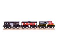 Bigjigs Rail Train Canadien National | Train en Bois | Circuit Train Bois | Jouet Enfant | Jouet Éducatif | Cadeau Enfant | Jouet en Bois | Compatible Avec Autre Marques de Train en Bois