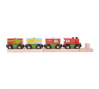 Bigjigs Rail Train de Noël + 3 rails