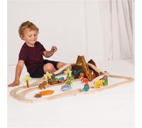Bigjigs Rail Train en bois Dinosaures