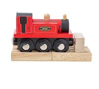 Bigjigs Rail Train en bois Terrier Rouge