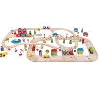 Bigjigs Rail Train et rail de voitures