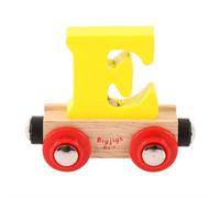 Bigjigs Rail Wagon Train en bois - Lettre E