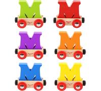 Bigjigs Rail Wagon Train en bois - Lettre M