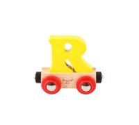 Bigjigs Rail Wagon Train en bois - Lettre R