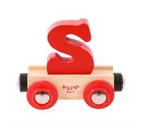 Bigjigs Rail Wagon Train en bois - Lettre S