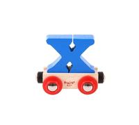 Bigjigs Rail Wagon Train en bois - Lettre X