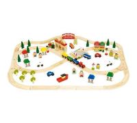 Bigjigs Rails Train Set City And Countryside - 101 Pieces