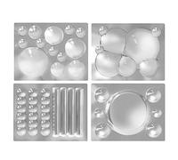 Bigjigs - Set of 4 Multi Effect Mirrors 30 x 40 cm Jeux éducatifs, Multicolore (CWR09891)