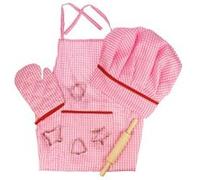 Bigjigs Toys Le Kit Du Chef Rose