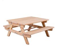 Bigjigs Toys Banc de pique-nique en bois pour poupées