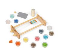 Bigjigs Toys Bead Weaving Loom - Kit de iniciación para hacer joyas para niños,