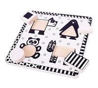 Bigjigs Toys BJ514 Animals Black and White Puzzle G