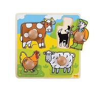 Bigjigs Toys Bj520 My First Peg Puzzle Farm