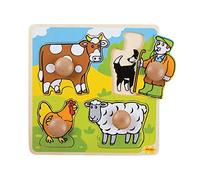 Bigjigs Toys Bj520 My First Peg Puzzle Farm