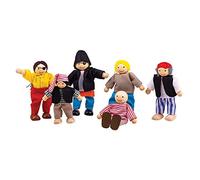 Bigjigs Toys Boîte de Jeu Patrimoine Lot de Pirates