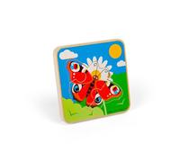 Bigjigs Toys Puzzle à insérer Cycles de vie des papillons