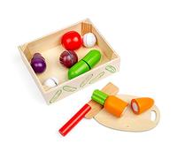Bigjigs Toys Cageot pour légumes à découper