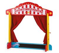 Bigjigs Toys – Castelet de théâtre de marionnettes – Rouge TU