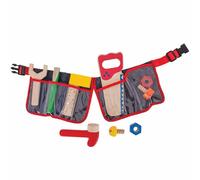 Bigjigs Toys Ceinture Porte-Outils Rouge