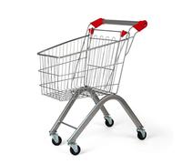 Bigjigs Toys - Chariot de Shopping pour Enfants - Jouet de Jeu de rôle de supermarché à Vie, épicerie playset pour Le Jeu de Simulation, Cadeaux pour Les Tout-Petits, 18 Ans et Plus de Mois