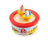 Bigjigs Toys Coffre à jouets en bois Ferme