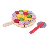 Bigjigs Toys Cutting Pizza lot de jouets 3y+ 1 pcs