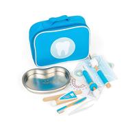 Kit de dentiste en bois de 12 pièces Bleu